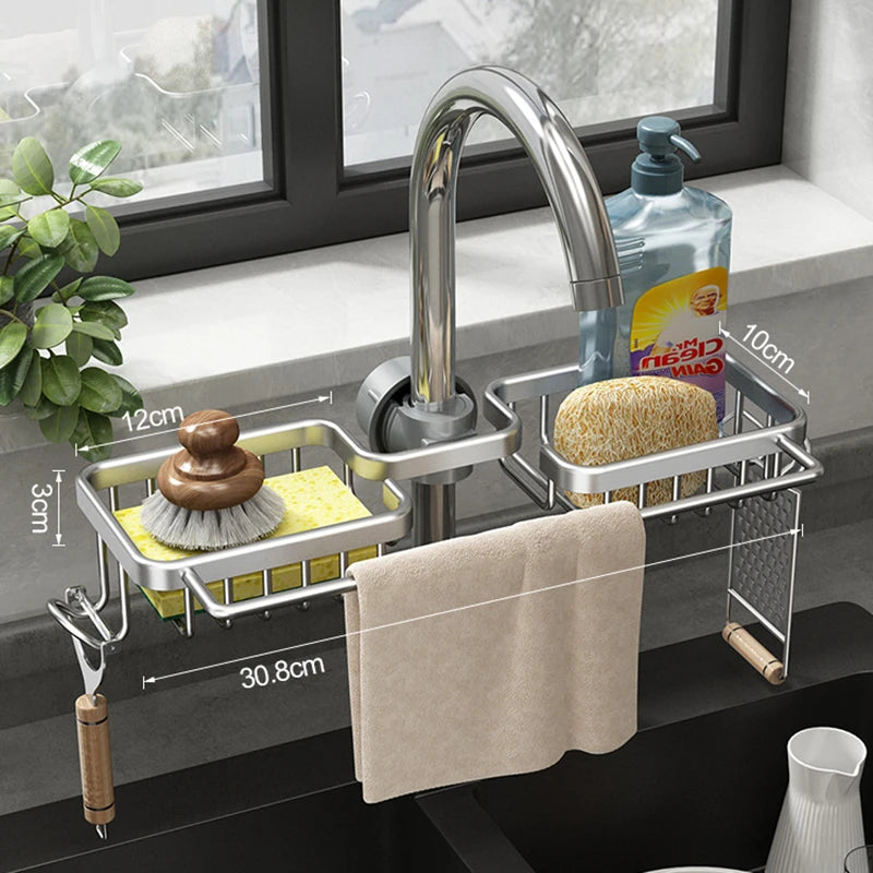 Kitchen/Bathroom Aluminum Rack